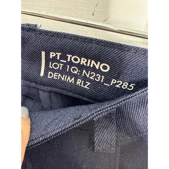 PT Torino JAZZ Navy Blue Light Wight Pants 100% Cotton Men's 38x29 - Picture 4 of 4